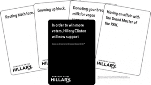 Both card sets are unofficial expansion packs to other Party Games including Cards Against Humanity.