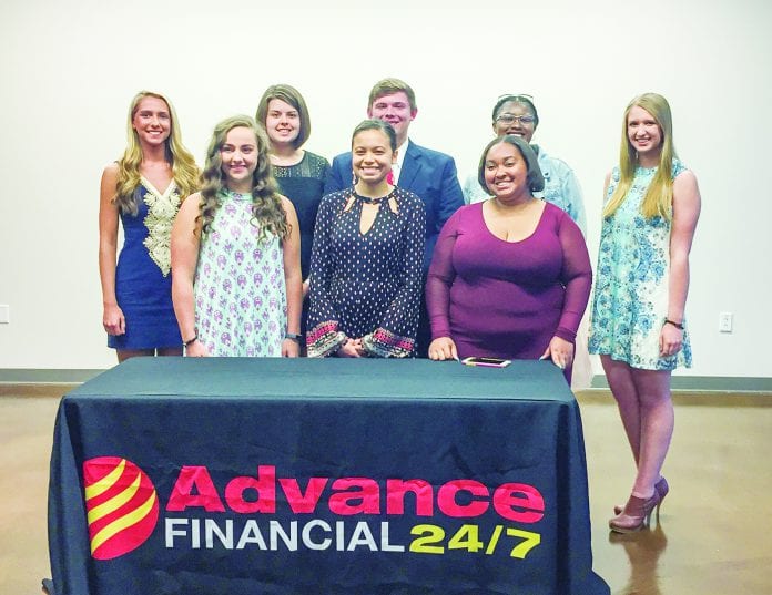 1A Advance Financial Foundation Scholarship Recipients