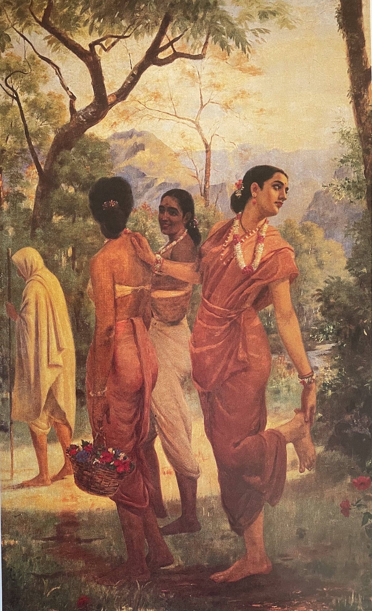 Shakuntala Removing Thorn scaled 1 Visions Art