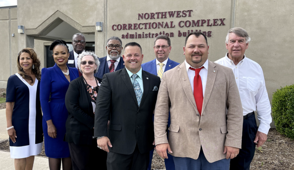 THEI, TDOC and Lane College Administrators at The Northwest Correctional Complex in Tiptonville, Tennessee