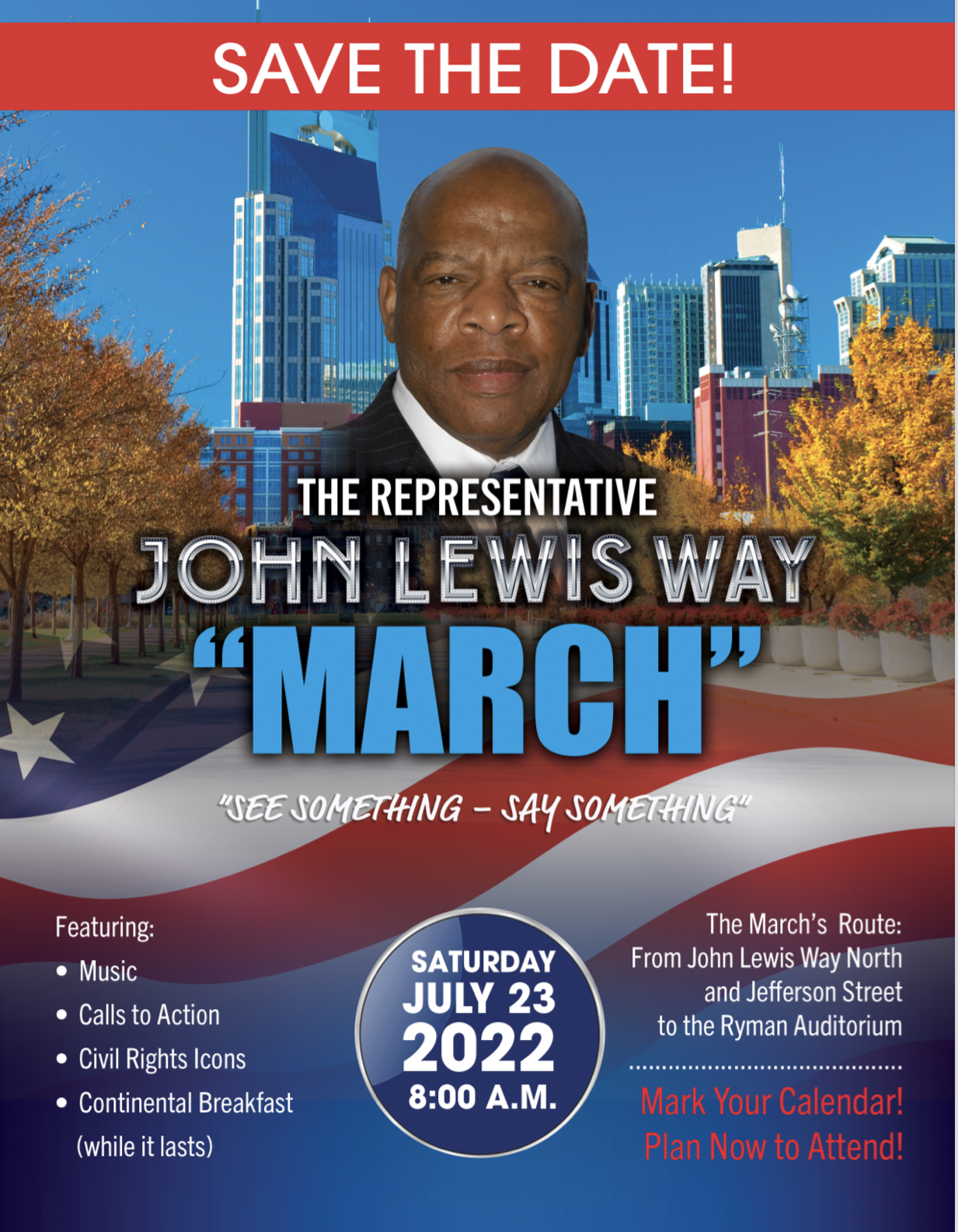 Second Annual Rep. John Lewis Recognition Event Set for July 23