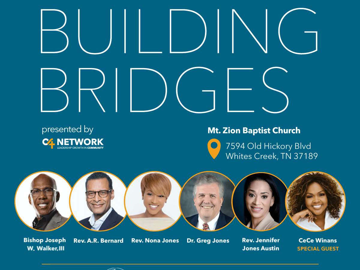 Bishop Joseph W. Walker, III Hosts “BUILDING BRIDGES” Event Featuring CeCe Winans