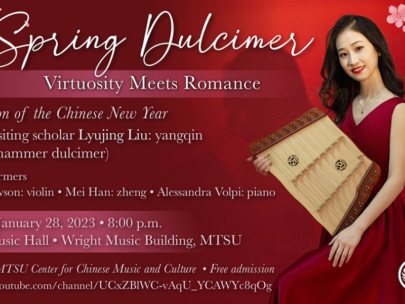 MTSU Leaps Into ‘Year of the Rabbit’ With Free Jan. 28 Chinese Dulcimer Concert 