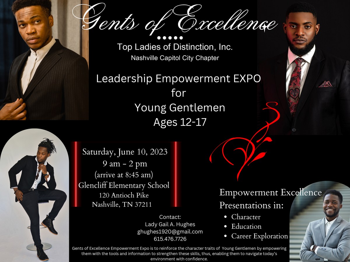 Leadership Empowerment EXPO Featuring Young Gentlemen Ages 12-17 