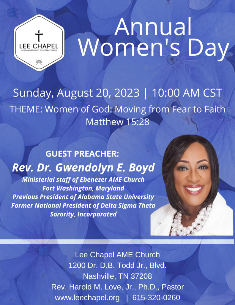 Former Alabama State and DST President Reverend Dr. Gwendolyn Boyd will ...