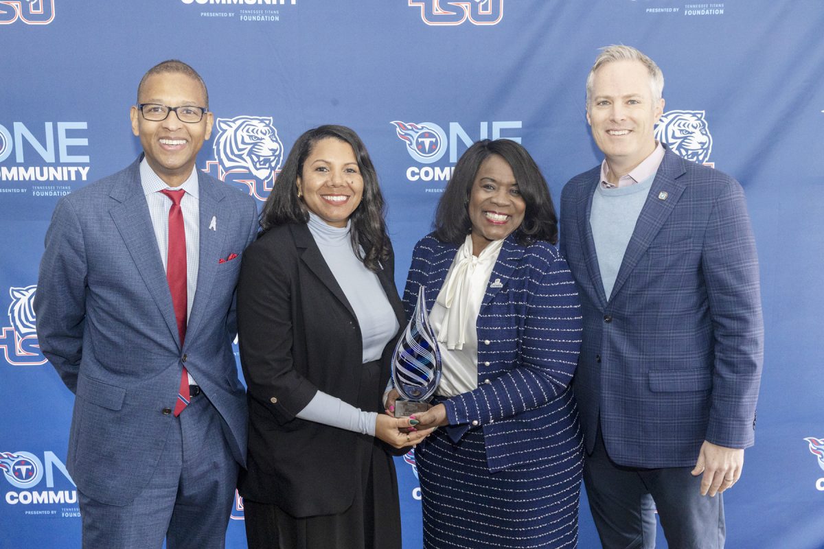 TSU’s Dr. Glenda Glover Honored With Award From Titans - The Tennessee ...