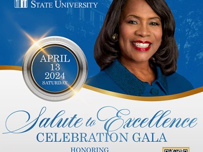 University to honor President Glover at upcoming Salute to Excellence Gala 