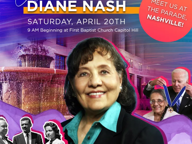 Dedicating Diane Nash Plaza