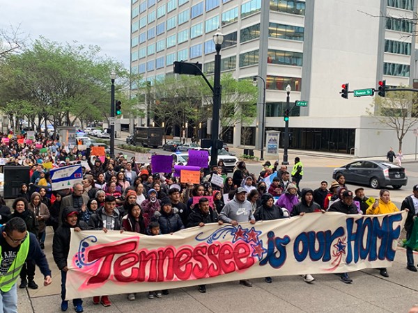 TIRRC marches for Governor Lee veto