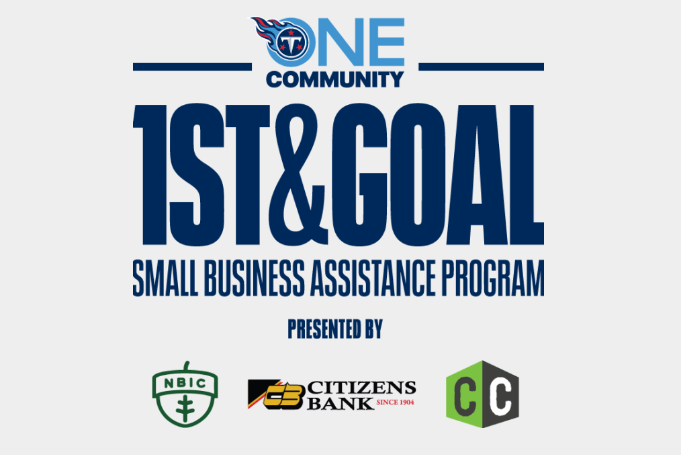 Tennessee Titans ONE Community Launches Applications for 1st & Goal Small Business Assistance Program