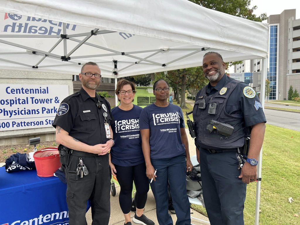 TriStar Centennial Medical Center collects 80 pounds of medication during “Crush the Crisis”