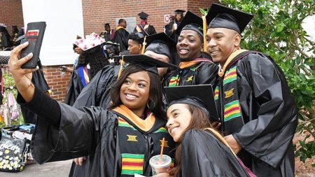 HBCU graduates account for a disproportionately large percentage of Black judges, lawyers and doctors, but the schools often receive less funding than their white counterparts. (UNCF.org)