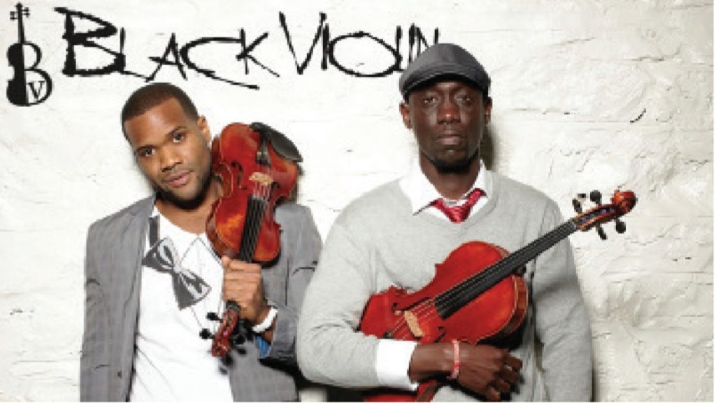 Kev Marcus (Kevin Sylvester) and Will B (Wilmer Baptiste) The Black Violin