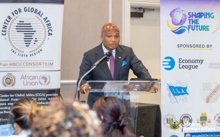 Caption: Minister of Foreign Affairs, The Republic Of Ghana, H.E. Samuel Ablakwa