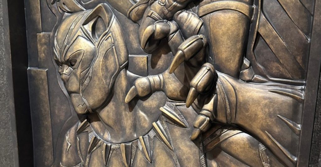 Images of the Black Panther (above) can be found throughout the Disney Destiny. Photo by Donnell Suggs/The Atlanta Voice.