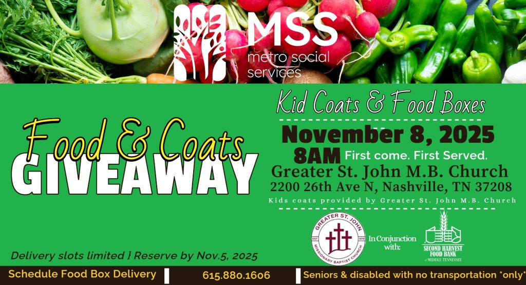 Metro Social Services Hosting Food Pop Up & Kids Coat Giveaway Nov. 8