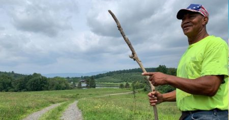 New York farmer David Haughton is seeking donations after a fire destroyed his home in August 2025. The disaster came on the heels of federal funding cuts that eliminated many of Haughton’s customers and threatened his farm’s survival. (Photo courtesy of David Haughton)