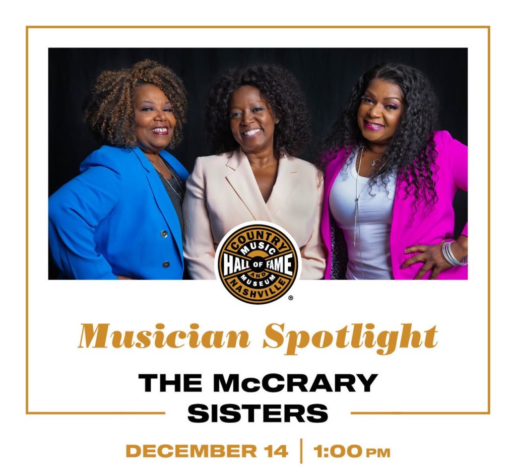 The McCrary Sisters to Be Featured in Country Music Hall of Fame Musician Spotlight