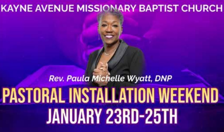 Rev. Wyatt makes history as first female Pastor of Historic Kayne Ave. M.B. Church