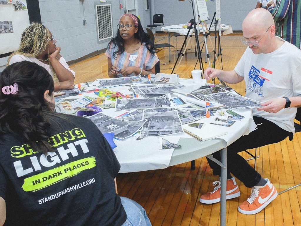 Stand Up Nashville held a 90s-themed Housing Party to engage the public on Nashville’s housing crisis