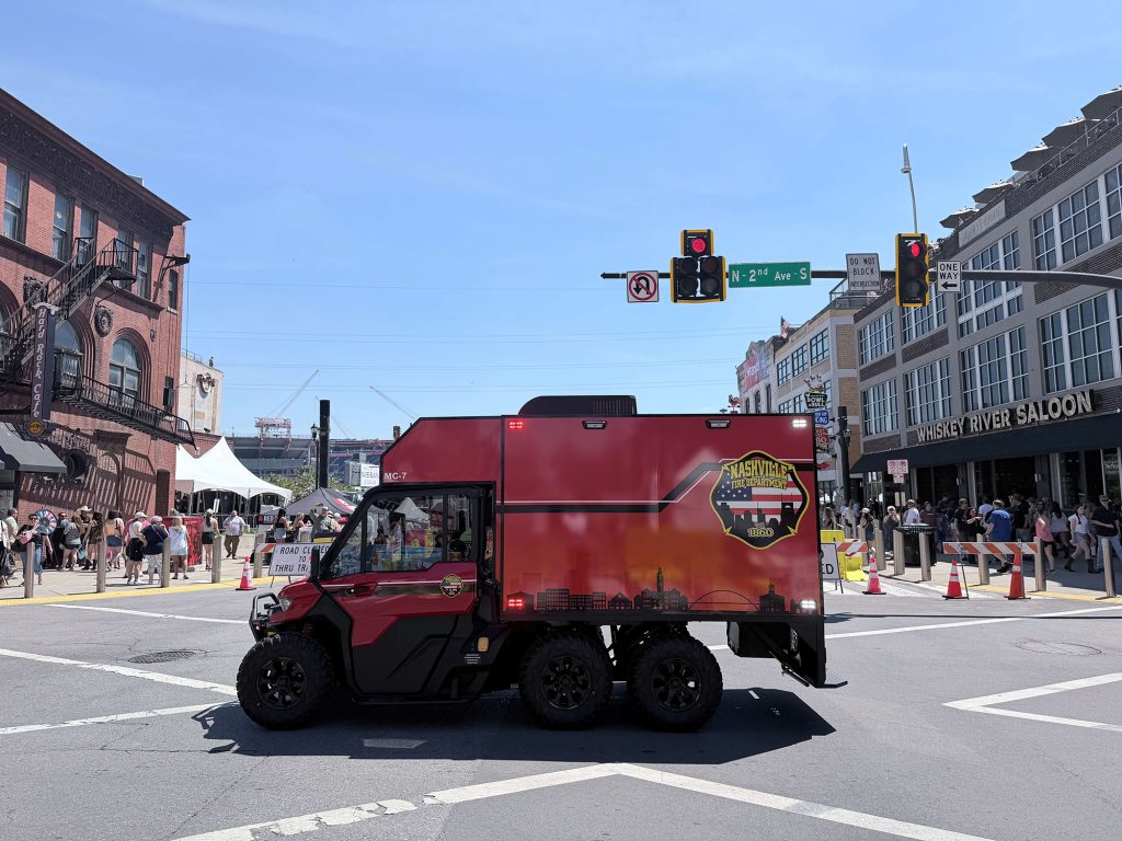 Nashville Fire Department Debuts New All-Terrain Medical Unit