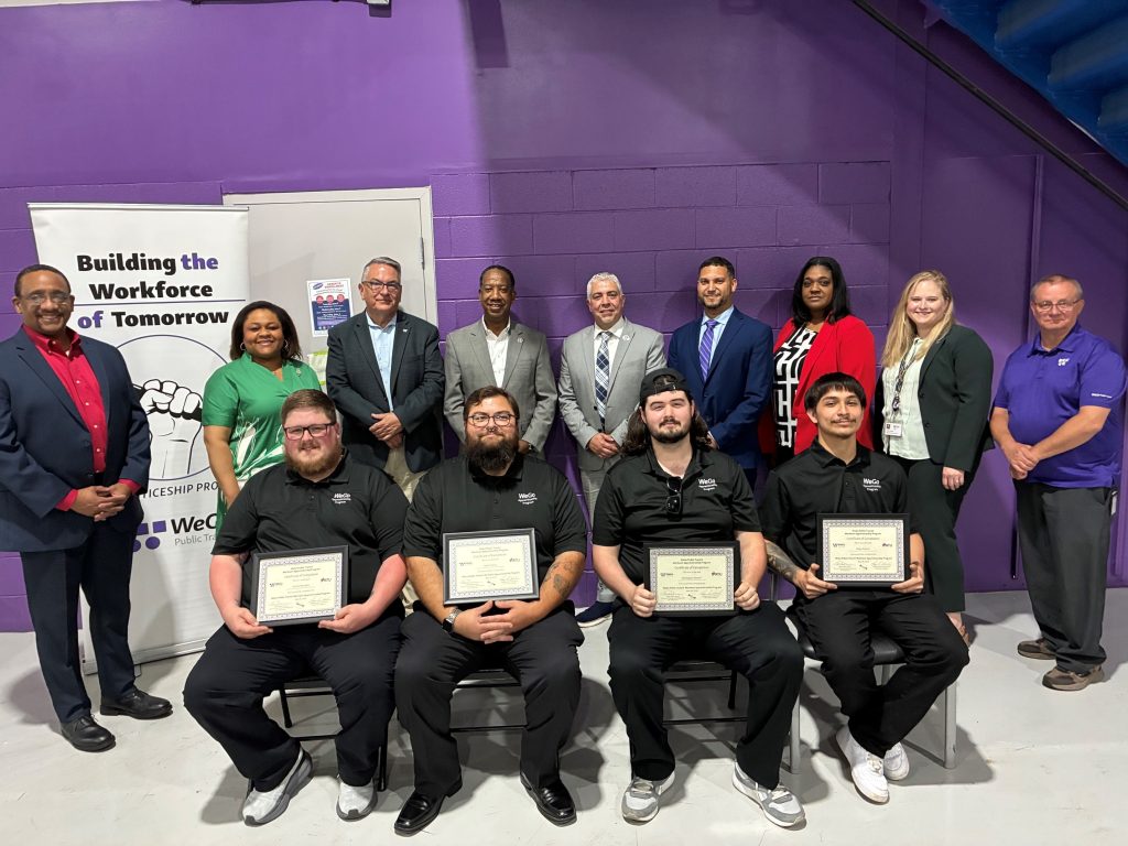 WeGo celebrates mechanic apprentice graduation
