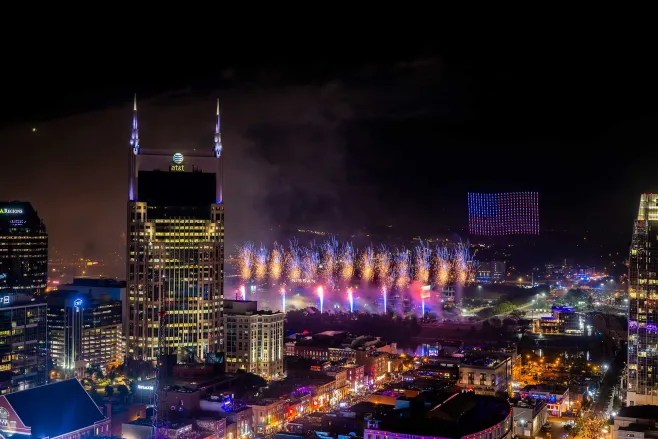 Largest Fireworks Show in Nashville History to Include 1,000 Drones