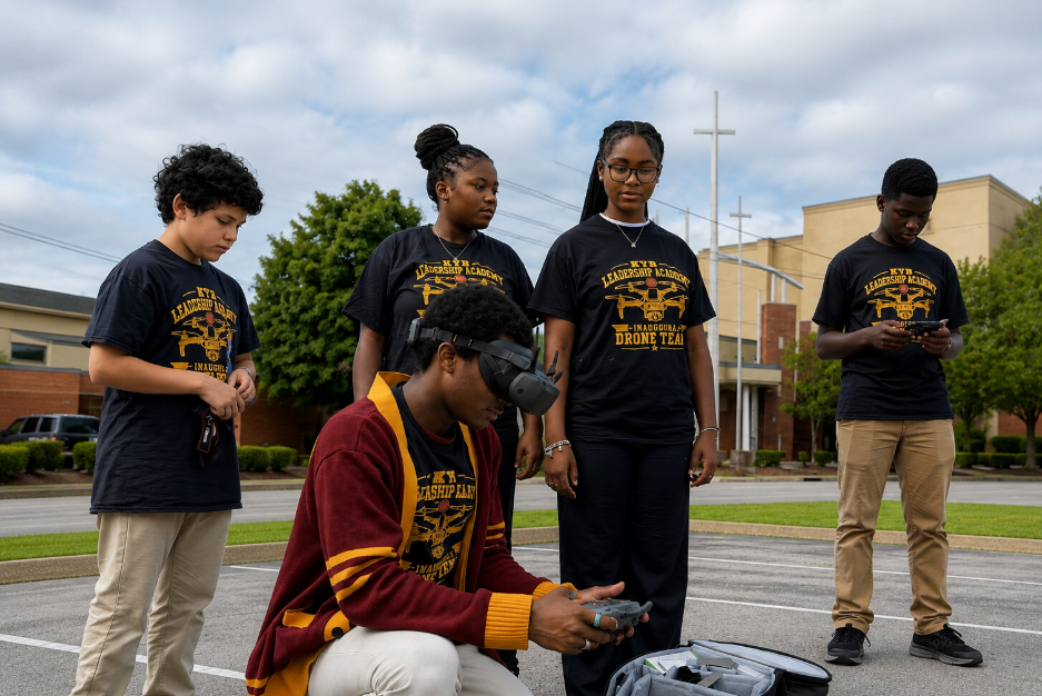 KYB Leadership Academy Launches Inaugural Drone Team to Introduce Nashville Youth to Aviation and STEM Career