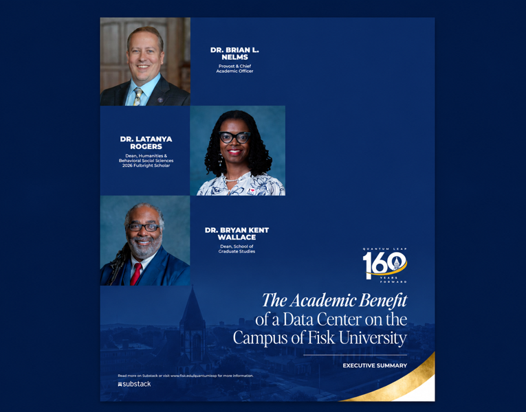 Fisk Releases White Paper Outlining Academic Benefits of Proposed Data Center