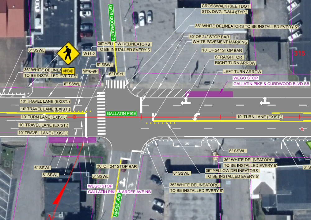 NDOT to Begin Work on Gallatin Pike Safety Project