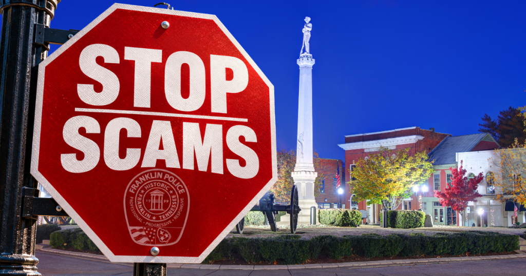 Franklin Police warn Residents of Ongoing Scam Attempts