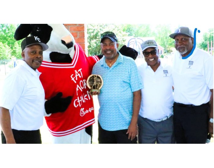 L to R Closest to Pin Holding Plaque Men ( B.Thomas) Cooper, Grimes, Boyd